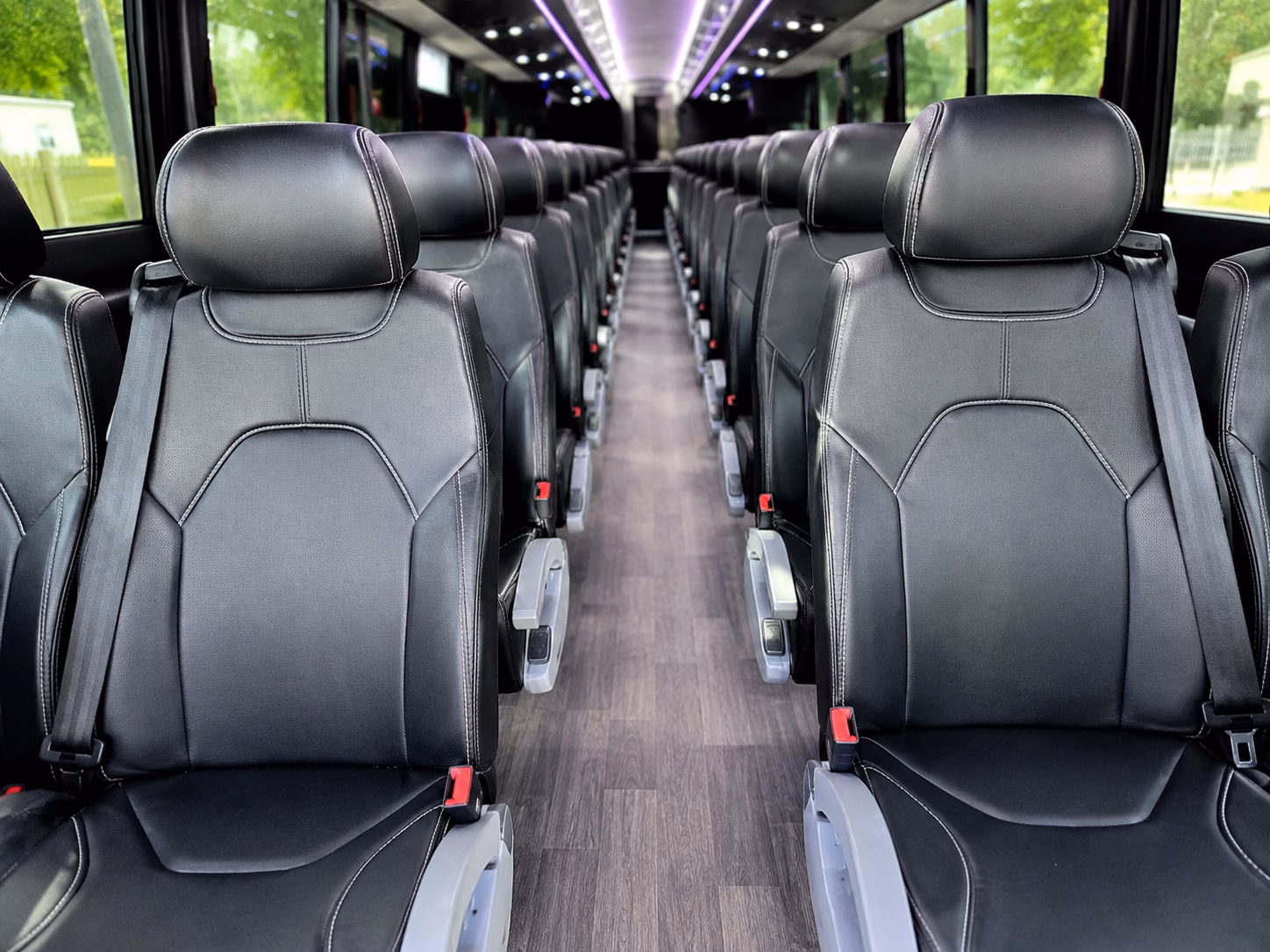 glendale charter bus interior gallery