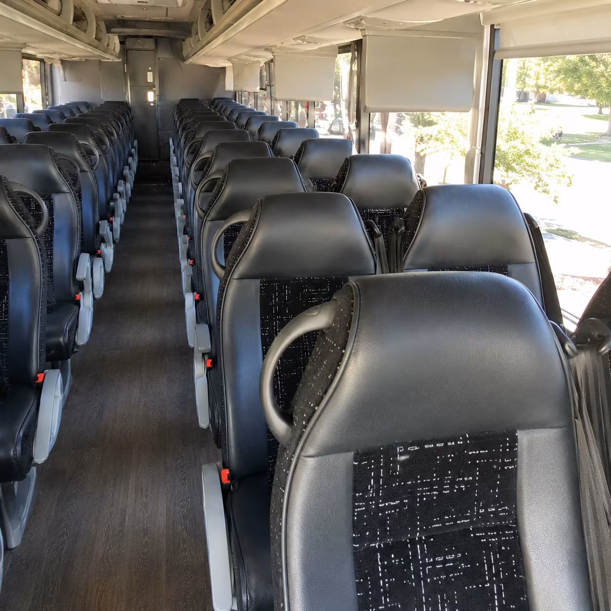 glendale charter bus rental inside