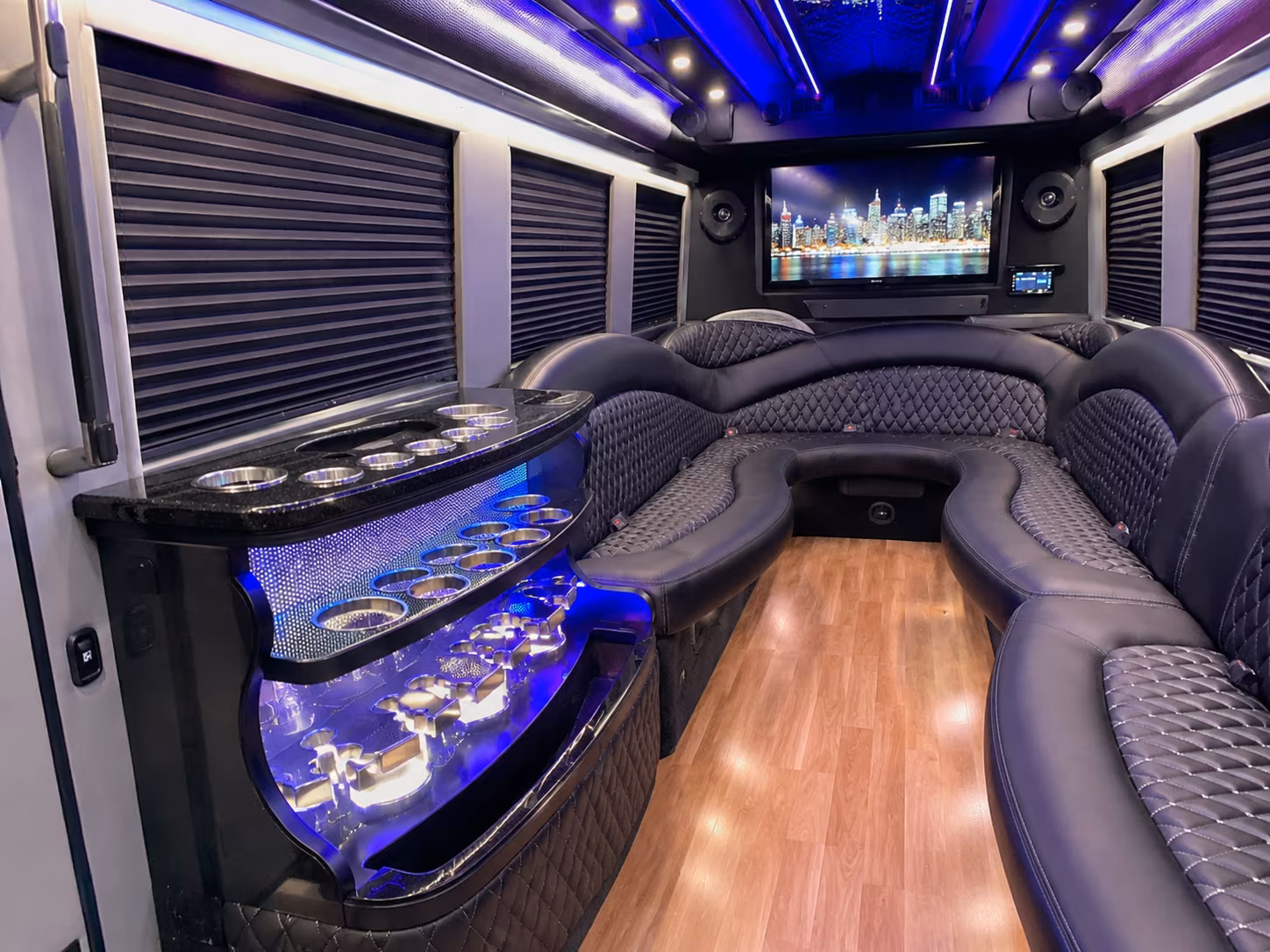 glendale holiday party bus rental