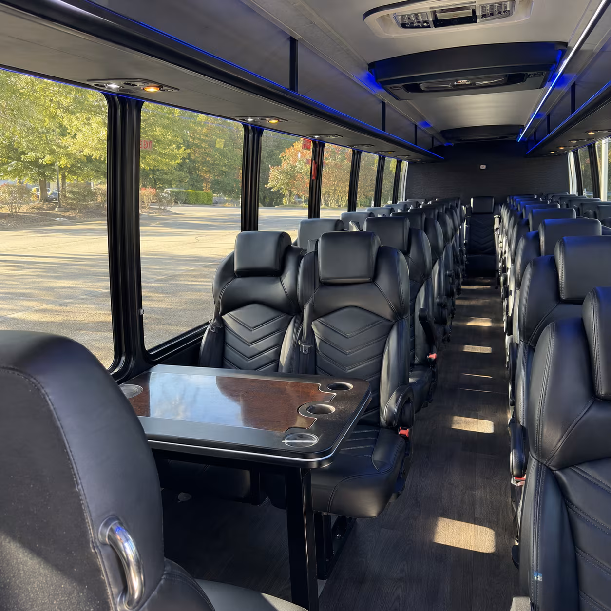 glendale sporting event transportation onboard seating