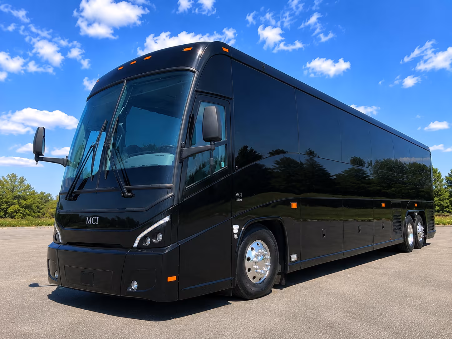 long distance buses for away games and out of town sports travel